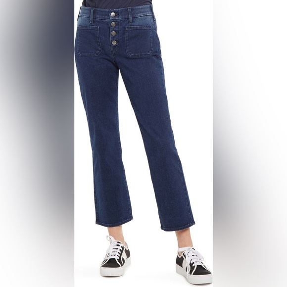 NYDJ Waist Match Marilyn Straight Ankle Jeans w/ Button Fly - Picture 5 of 9